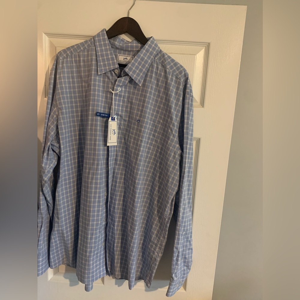 SOUTHERN TIDE • XXL • BLUE BUTTON DOWN • BRAND NEW WITH TAGS